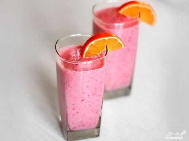 Рецепт фруктового смузи в блендере