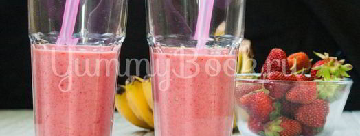 клубнично-банановый смузи. Шаг 5