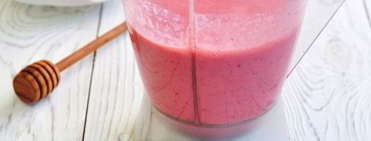 клубничный смузи с молоком. Шаг 7