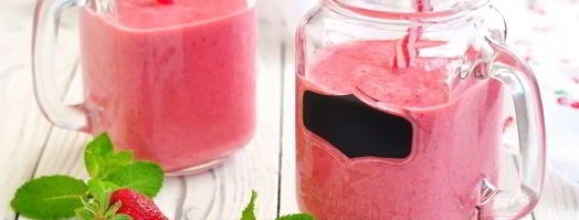 клубничный смузи с молоком. Шаг 8