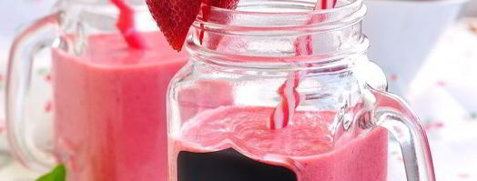 клубничный смузи с молоком. Шаг 9