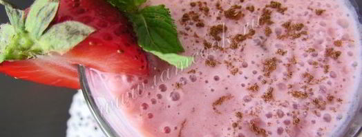 клубничный смузи с овсяными хлопьями. Шаг 7