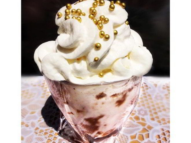 Рецепт ледяного бананового смузи кофейный восторг