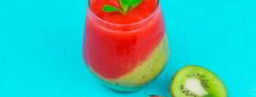 ледяной двухслойный смузи. Шаг 5