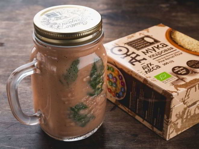 Рецепт протеинового смузи с кедровой мукой