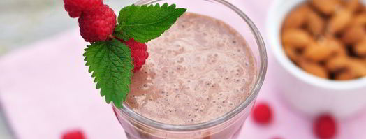 шоколадно-малиновый смузи для взрослых. Шаг 5