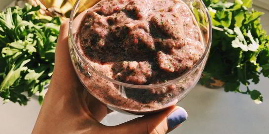 Смузи Банан-финики-руккола