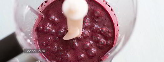 смузи из черники. Шаг 4
