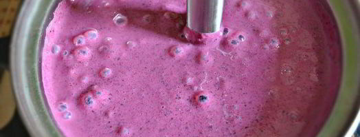 смузи из черной смородины, овсяных хлопьев и киноа. Шаг 7