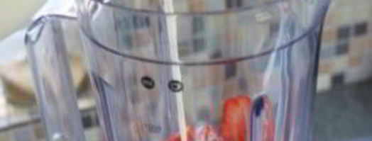 смузи из клубники и банана. Шаг 4