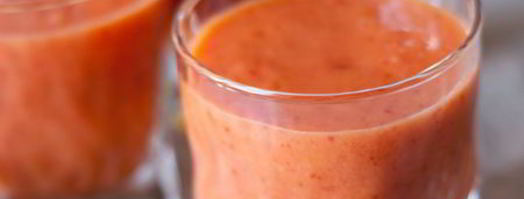 смузи из клубники, манго и апельсина. Шаг 8