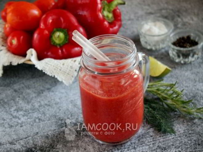 Рецепт смузей из сладкого перца и помидоров