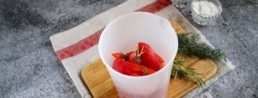 смузи из сладкого перца и помидоров. Шаг 7