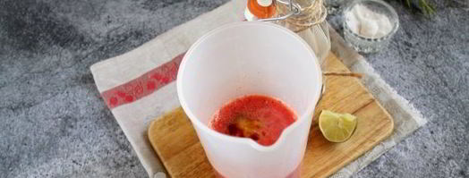 смузи из сладкого перца и помидоров. Шаг 8