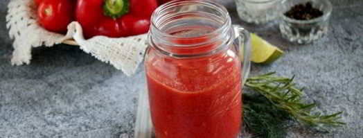 смузи из сладкого перца и помидоров. Шаг 9