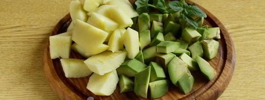 смузи с авокадо и яблоками. Шаг 5