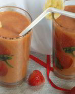 Смузи с бананом и зеленым чаем