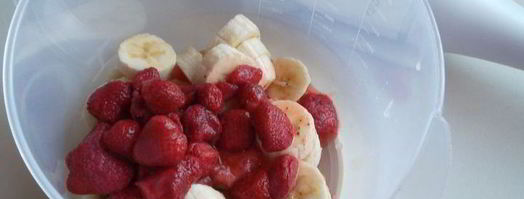 смузи с бананом и зеленым чаем. Шаг 5