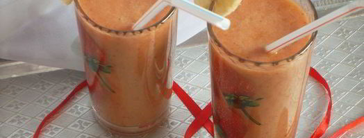 смузи с бананом и зеленым чаем. Шаг 7