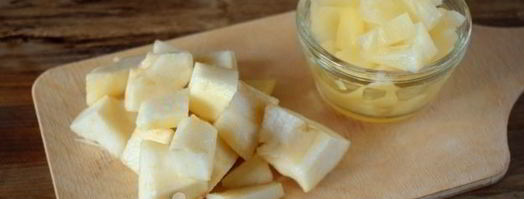 смузи с консервированным ананасом и киви. Шаг 6