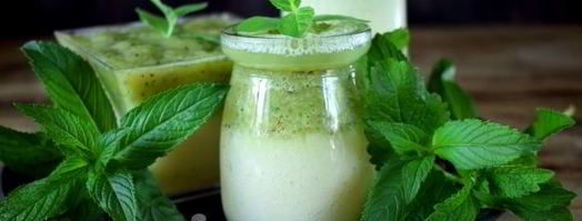 смузи с консервированным ананасом и киви. Шаг 11