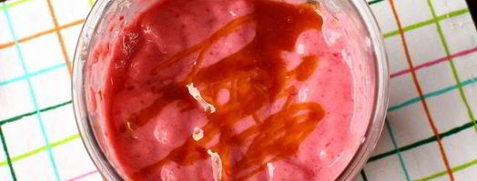 смузи с малиной, яблоком и грушей. Шаг 7