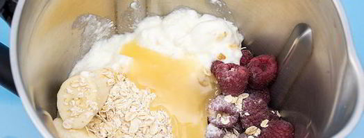 смузи с овсяными хлопьями. Шаг 4