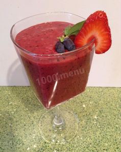 Смузи с жимолостью
