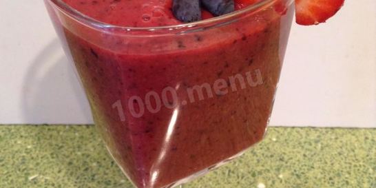 Смузи с жимолостью