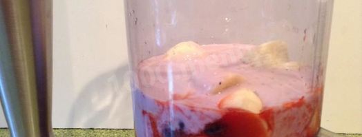 смузи с жимолостью. Шаг 3