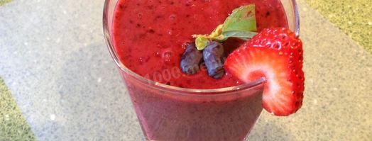 смузи с жимолостью. Шаг 5