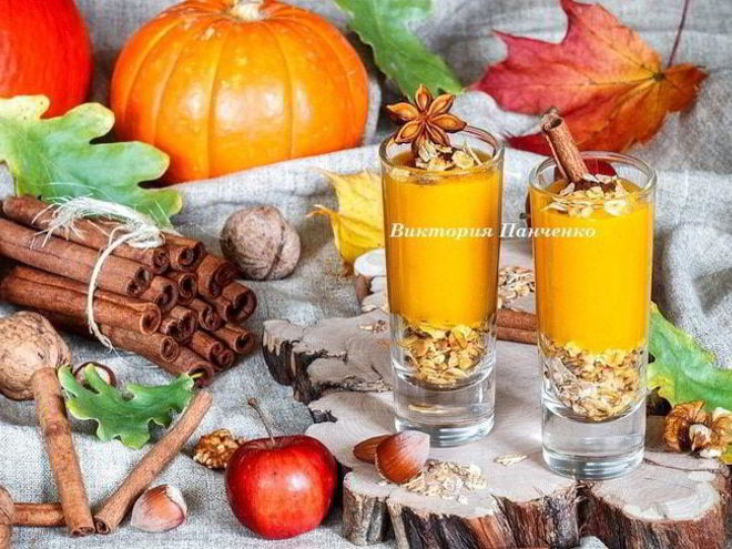 Рецепт смузей тыквенный пирог