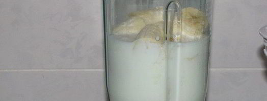 смузи в бананово-лимонном сингапуре. Шаг 4