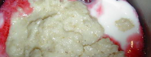 вишневый смузи с йогуртом и овсяными хлопьями. Шаг 4