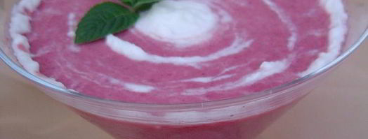 вишневый смузи с йогуртом и овсяными хлопьями. Шаг 7