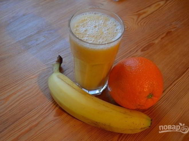 Рецепт бананового сока