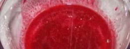 клюквенный сок. Шаг 5