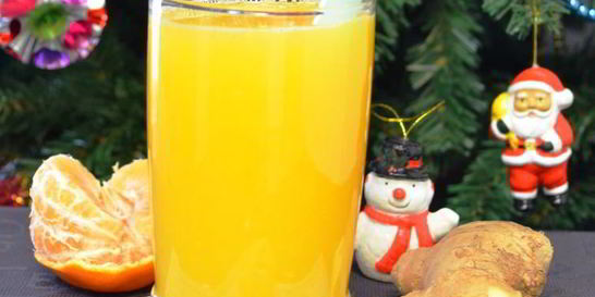 Мандариново-имбирный сок