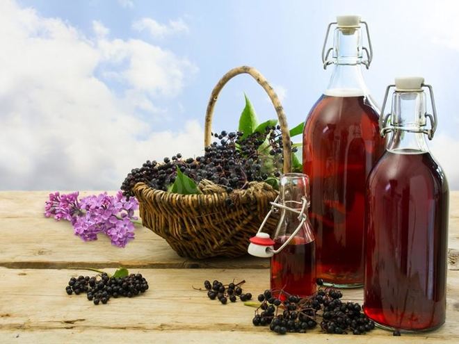 Рецепт сока черной бузины