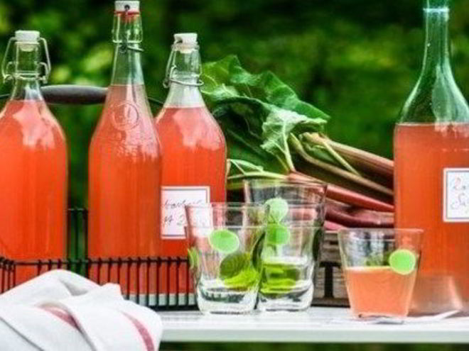 Рецепт сока из ревеня