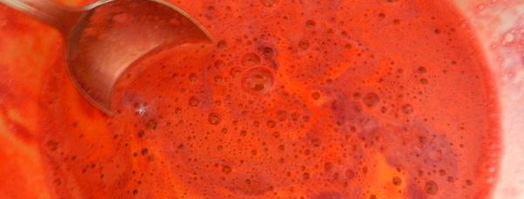 сок из свеклы, яблок, моркови и лимона. Шаг 8