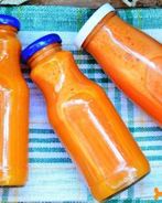 Сок из тыквы, яблок и моркови