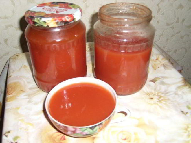 Рецепт томатного сока