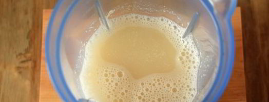 зеленый коктейль с арахисовой пастой. Шаг 5