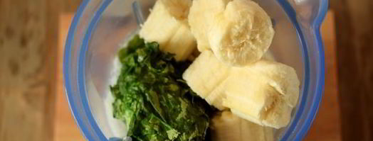 зеленый коктейль с арахисовой пастой. Шаг 6