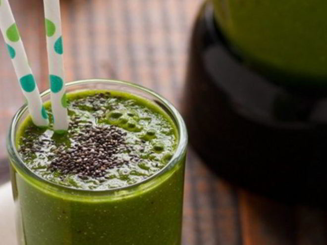 Рецепт зеленого коктейля с горохом