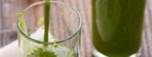 зеленый коктейль с горохом. Шаг 4