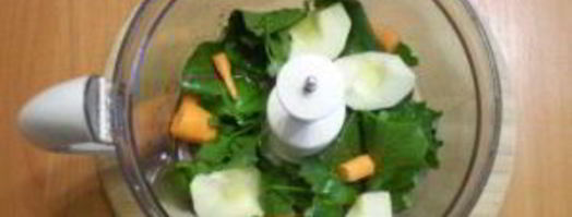 зеленый коктейль с морковью. Шаг 4