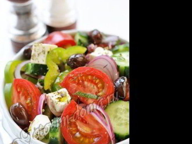 Рецепт греческого овощной салат