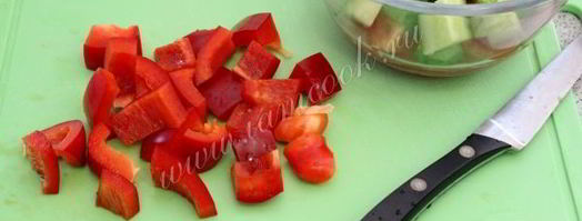 греческий салат с брынзой. Шаг 7